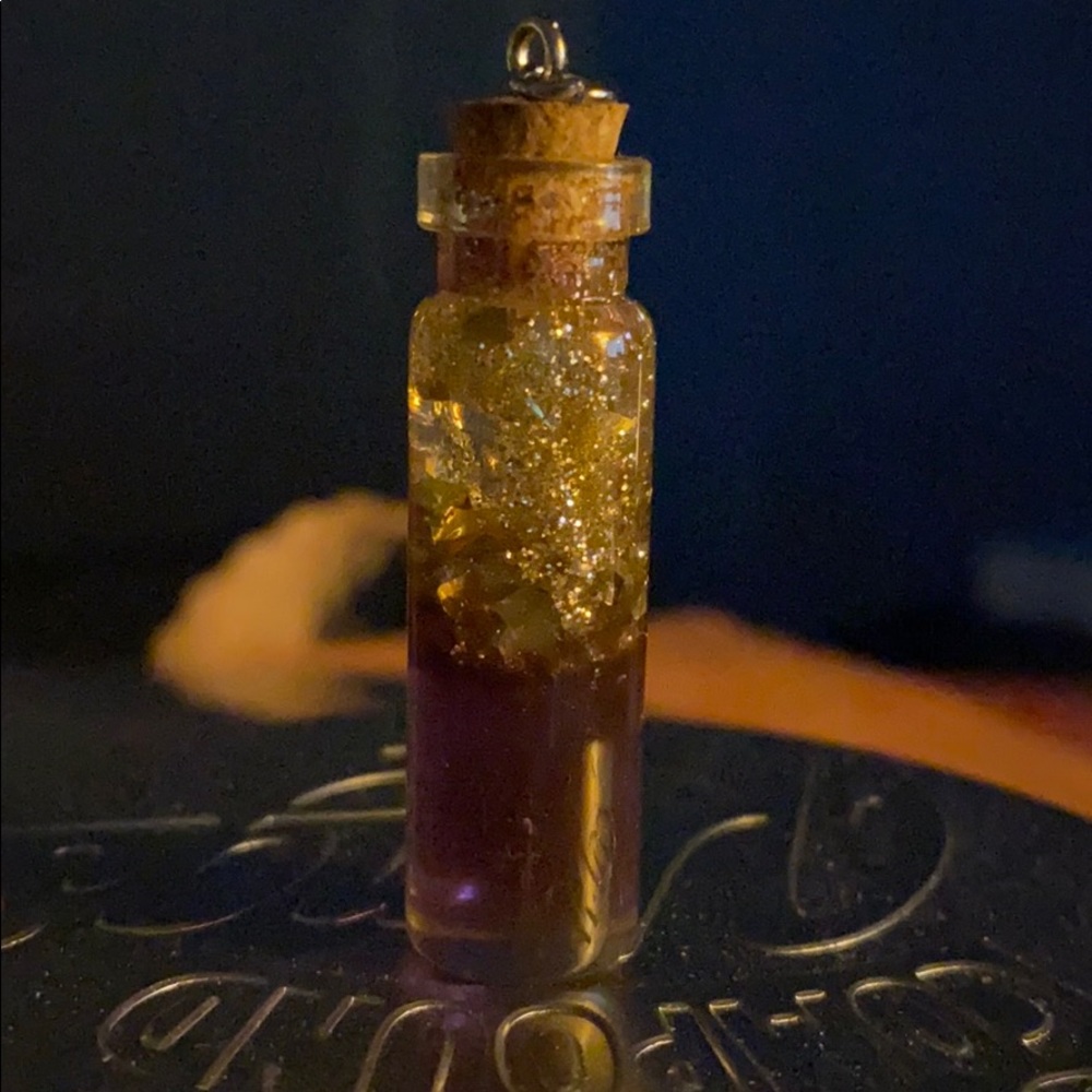 Handmade resin pendant